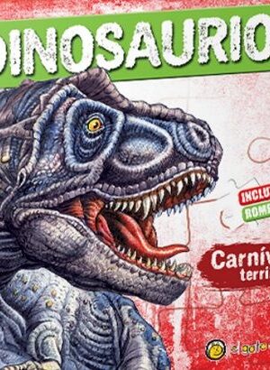 23658-ROMPECABEZAS DINOSAURIOS CARNIVOROS TERRIBLES