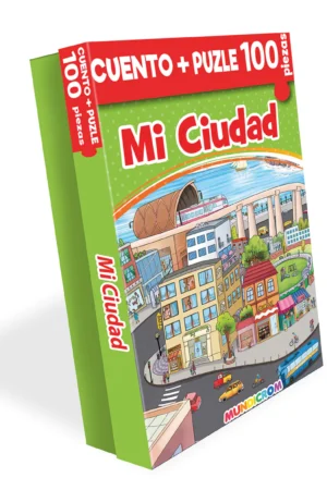 35874-MI CIUDAD / CUENTO + PUZZLE 100 PIEZAS