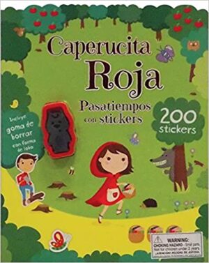 37434-CAPERUCITA ROJA PASATIEMPOS CON STICKERS