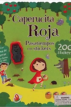 37434-CAPERUCITA ROJA PASATIEMPOS CON STICKERS