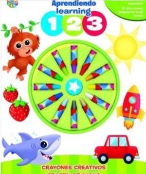 38934-LEARNING 123 CRAFTY CRAYONS BILINGUE