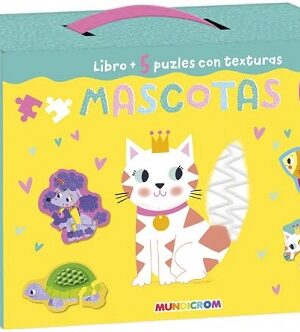 51521-MASCOTAS / LIBRO + 5 PUZZLE CON TEXTURA