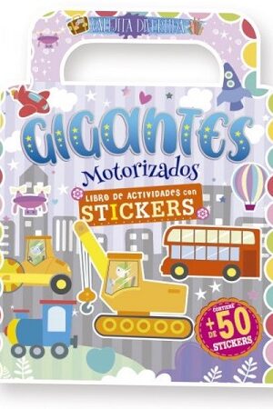 53445-GIGANTES MOTORIZADOS : LIBRO DE ACTIVIDADES CON STICKERS