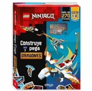 58091-LEGO : NINJAGO (CONSTRUYE Y PEGA DRAGONES)