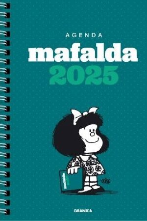 59264-AGENDA MAFALDA 2025 ANILLADA COLUMNA VERDE