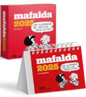 59236-CALENDARIO MAFALDA 2025 CAJA ROJA