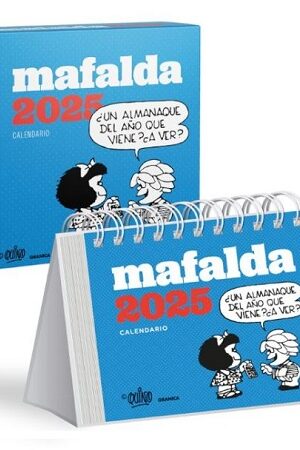 59243-CALENDARIO MAFALDA 2025 CAJA TURQUESA