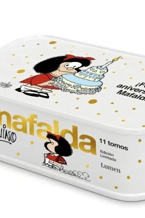 61131-COLECCION MAFALDA 11 TOMOS EN UNA CAJA DE LATA (EDICION FELIZ ANIVERSARIO, MAFALDA!)